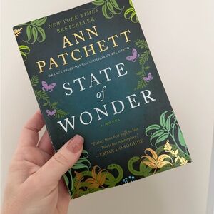 Ann Patchett "State of Wonder" - Decorative Teal Paperback